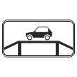 Дорожный знак 8.10 «место для осмотра автомобилей» (металл 0,8 мм, I типоразмер: 300х600 мм, С/О пленка: тип А коммерческая)